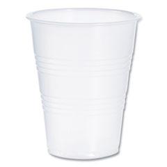Dart High-Impact Polystyrene Cold Cups, 9 oz, Translucent, 100 Cups/Sleeve, 25 Sleeves/Carton