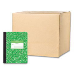 Roaring Spring Paper Products Ruled Composition Book, Grade 1 Manuscript Format, Green Marble Cover, (80) 9.75 x 7.5 Sheet, 48/CT, Ships in 4-6 Bus Days