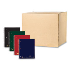 Roaring Spring Paper Products Wirebound Notebook w/Tabs, 5-Subject, College Rule, Randomly Asst Covers, (200) 11 x 8.5 Sheets, 12/CT, Ships in 4-6 Bus Days