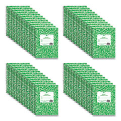 Roaring Spring Paper Products Wirebound Composition Book, 1 Subject, Manuscript Format, Green Cover, (36) 9.75 x 7.5 Sheet, 48/CT, Ships in 4-6 Bus Days