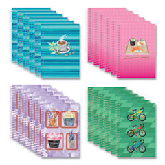 Roaring Spring Paper Products Lifenotes Wirebound Notebook, 1 Subject, Medium/College Rule, Asst Covers, (80) 7x5 Sheets, 24/CT, Ships in 4-6 Bus Days