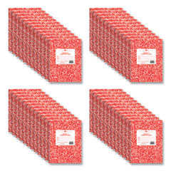 Roaring Spring Paper Products Wirebound Composition Book, 1 Sub, Grade 1 Manuscript Format, Red Cover, (36) 9.75 x 7.5 Sheet, 48/CT, Ships in 4-6 Bus Days