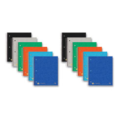 Roaring Spring Paper Products Subject Wirebound Notebook, 5-Subject, Medium/College Rule, Asst Cover, (200) 11 x 9 Sheets, 12/Carton, Ships in 4-6 Bus Days