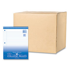 Roaring Spring Paper Products Loose Leaf Paper, 8.5 x 11, 3-Hole Punched, College Rule, White, 150 Sheets/Pack, 24 Packs/Carton, Ships in 4-6 Business Days