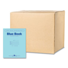Roaring Spring Paper Products Examination Blue Books, Wide/Legal Rule, Blue Cover, (8) 11 x 8.5 Sheets, 500/Carton, Ships in 4-6 Business Days