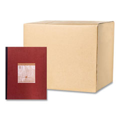 Roaring Spring Paper Products Lab and Science Numbered Notebook, Quadrille Rule (4 sq/in), Red Cover, (76) 11.75 x 9.25 Sheets, 24/CT,Ships in 4-6 Bus Days