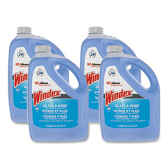 SC Johnson Glass Cleaner With Ammonia-D, 1 Gal Bottle, 4/carton