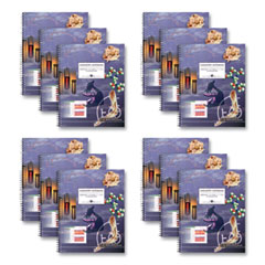 Roaring Spring Paper Products Lab/Science Carbonless Notebook, Quad Rule (4 sq/in), Multicolor Cover, (100) 11x8.5 Sheets, 12/CT,Ships in 4-6 Business Days