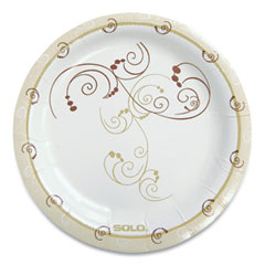 Dart Symphony Paper Dinnerware, Mediumweight Plate, 6