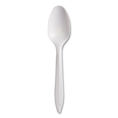 Dart Regal Mediumweight Cutlery, Full-Size, Teaspoon, White, 1000/Carton