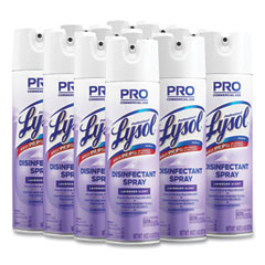 Reckitt Benckiser Disinfectant Spray, Lavender, 19 Oz Aerosol Spray, 12/carton