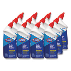 Clorox Toilet Bowl Cleaner With Bleach, Fresh Scent, 24 Oz Bottle, 12/carton