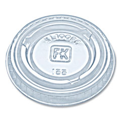 Fabri-Kal Portion Cup Lids, Fits 0.75 oz to 1 oz Portion Cups, Clear, 2,500/Carton