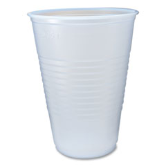 Fabri-Kal RK Ribbed Cold Drink Cups, 14 oz, Clear, 50/Sleeve, 20 Sleeves/Carton