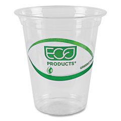 Eco-Products, Inc. Greenstripe Renewable And Compostable Cold Cups, 16 Oz, Clear, 50/pack, 20 Packs/carton