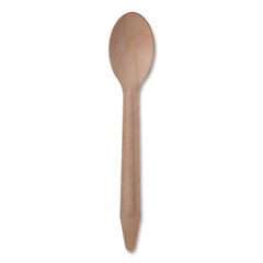 Eco-Products, Inc. Wood Cutlery, Spoon, Natural, 500/Carton
