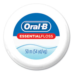 Procter & Gamble Essential Floss, 55 yd, Unscented, White, 24/Carton