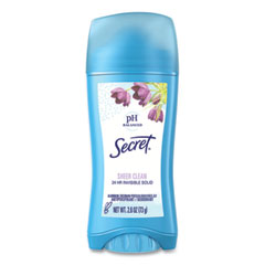 Procter & Gamble Invisible Solid Anti-Perspirant and Deodorant, Sheer Clean, 2.6 oz Stick, 12/Carton