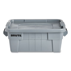 Rubbermaid Brute Tote With Lid, 14 Gal, 27.5