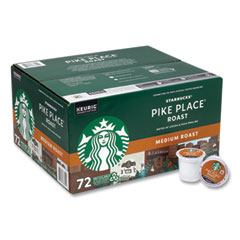Keurig Pike Place Coffee K-Cups, 72/Carton, Ships in 1-3 Business Days
