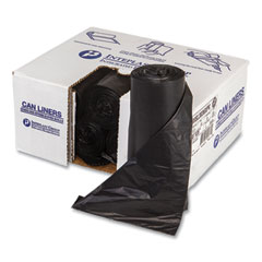 Integrated Bagging Systems Low-Density Commercial Can Liners, Coreless Interleaved Roll, 30 gal, 0.9 mil, 30