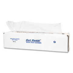 Integrated Bagging Systems Poly Bun Pan Cover Lid, 21 x 35, 19 Micron, Clear, Plastic, 200/Carton