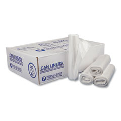 Integrated Bagging Systems Low-Density Commercial Can Liners, Coreless Perforated Roll, 16 gal, 0.35mil, 24