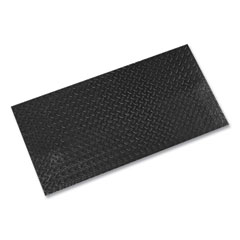 Crown Mats & Matting Tuff-Spun Foot Lover Diamond Surface Mat, Rectangular, 36 x 60, Black