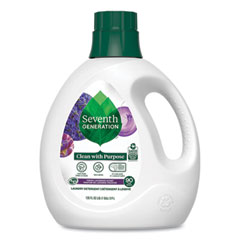 Seventh Generation Natural Liquid Laundry Detergent, Fresh Lavender Scent, 135 oz Bottle