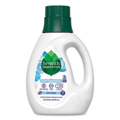 Seventh Generation Natural Liquid Laundry Detergent, Fragrance Free, 45 oz Bottle
