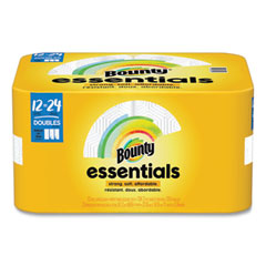 Procter & Gamble Essentials Select-A-Size Kitchen Roll Paper Towels, 2-Ply, 124 Sheets/Roll, 12 Rolls