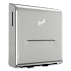 Kimberly Clark Mod Stainless Steel Recessed Dispenser Housing, 11.13 X 4 X 15.37