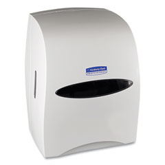 Kimberly Clark Sanitouch Hard Roll Towel Dispenser, 12.63 X 10.2 X 16.13, White