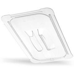 CFS Brands StorPlus Polycarbonate Handled Universal Lid, 10.38 x 12.75 x 0.88, Clear, Plastic