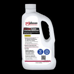 SC Johnson EZ CARE Floor Coating Remover, 32 oz Bottle, 6/Carton
