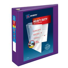 Avery Products Corporation Heavy-Duty View Binder with DuraHinge and One Touch EZD Rings, 3 Rings, 2