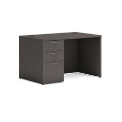 Hon Company Mod Single Pedestal Desk Bundle, 48