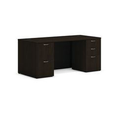 Hon Company Mod Double Pedestal Desk Bundle, 66