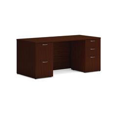 Hon Company Mod Double Pedestal Desk Bundle, 66