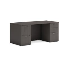 Hon Company Mod Double Pedestal Desk Bundle, 66