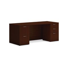Hon Company Mod Double Pedestal Desk Bundle, 72