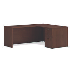 Hon Company Mod L-Station Single Pedestal Desk Bundle, 60