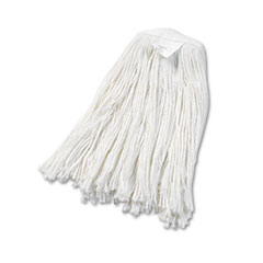 Boardwalk Cut-End Wet Mop Head, Rayon, No. 20, White