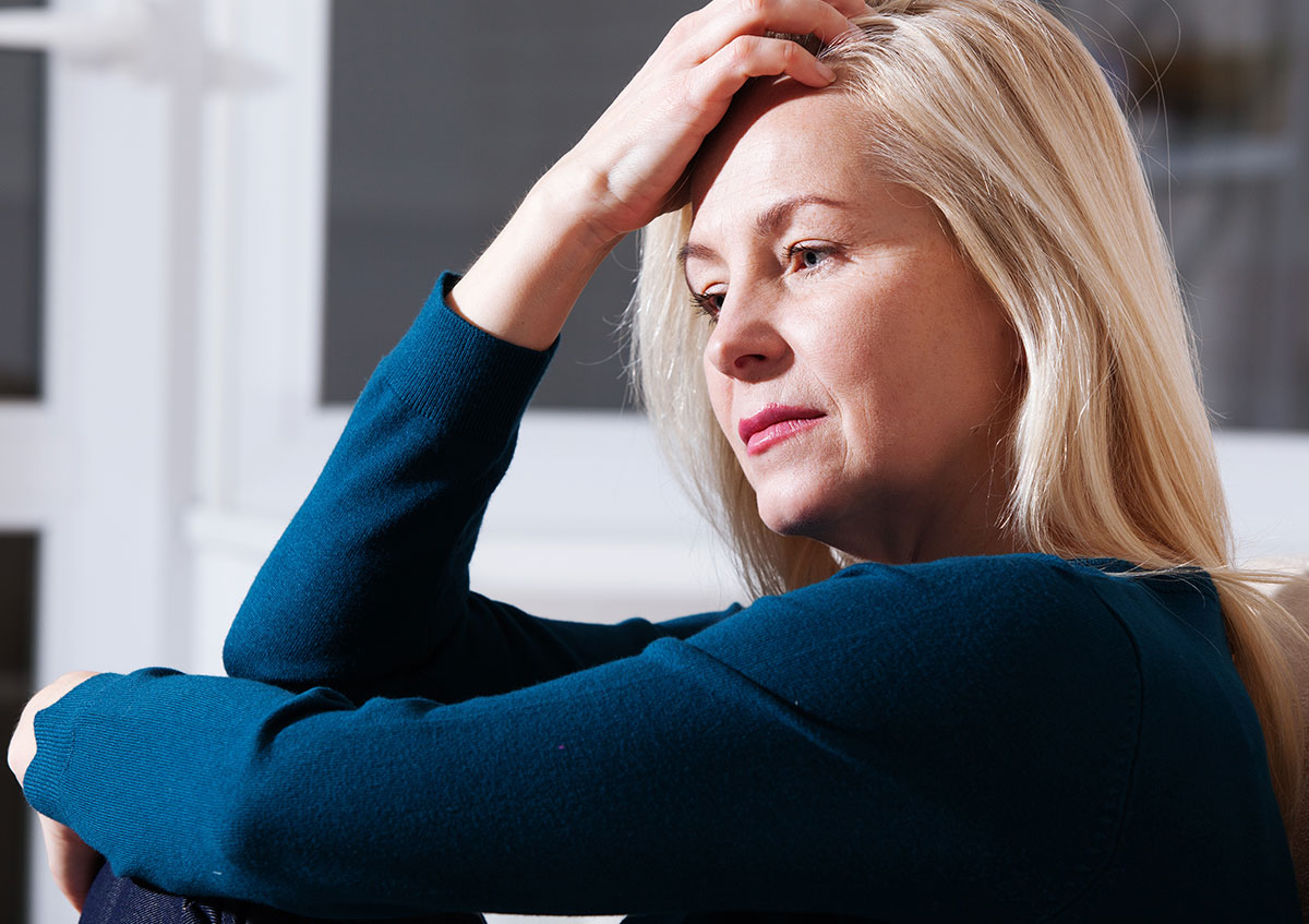 woman after diagnosis but with plan for breast cancer care in Boston